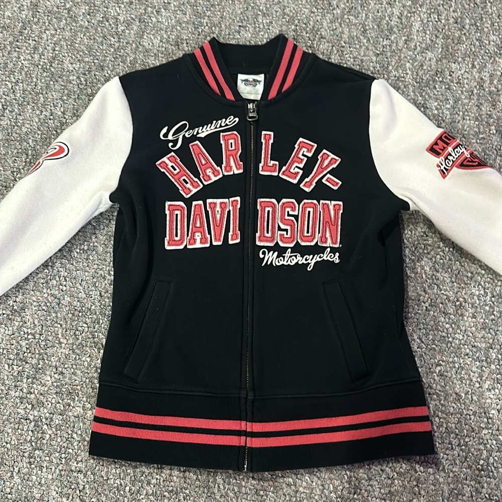 Women’s Genuine Harley Davidson Zip up Sweatshirt Size Small